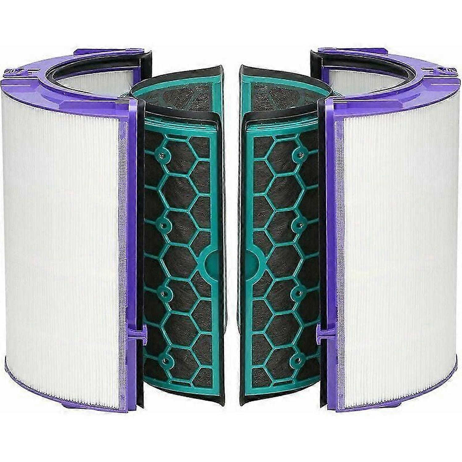 Dyson DP04 HP04 TP04 Filtre HEPA en verre pur et froid et filtre à charbon actif interne