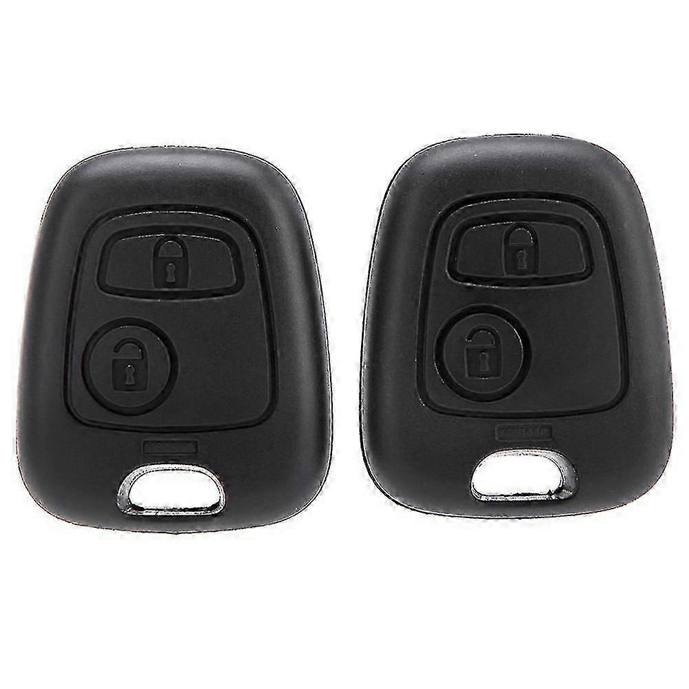 2pcs Remote Auto Keyless Key Case Shell für C1 C4 107 207 307 407 206 306 406