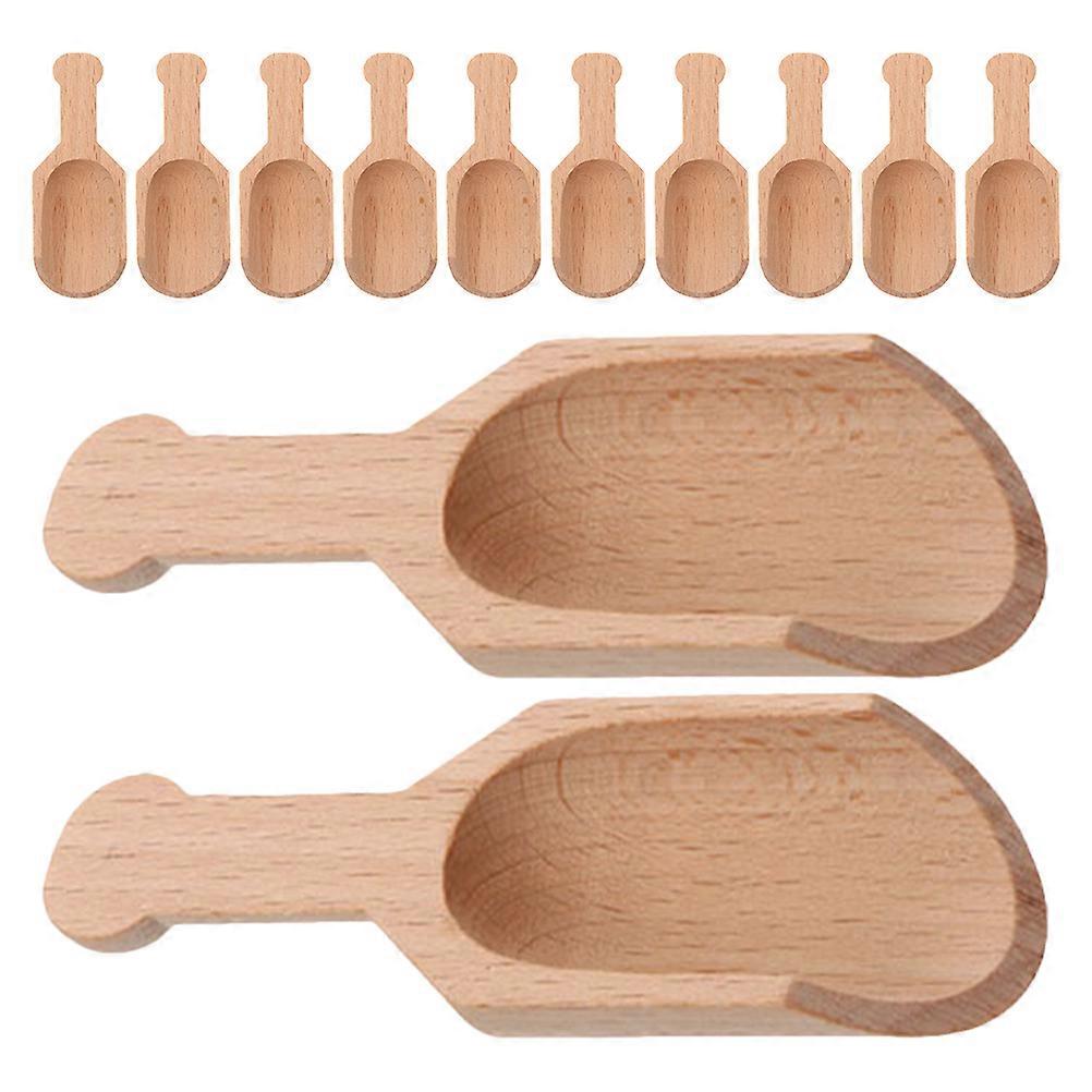 Mini Wooden Spoons for Condiments Crafted from Wood 32Pcs Set