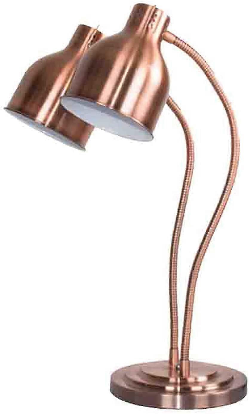 Food Heating Warmer Lamp Double-Headed Adjustable Buffet Lamp for Pizza Insulation and Display - Color 2