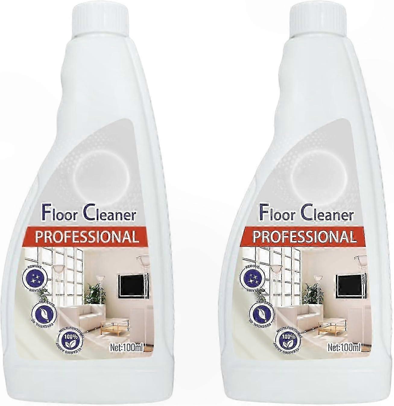 2-Pack Floor Cleaner Solution for Robot Vacuums and Mops, Universal Cleaning Liquid for All Brands