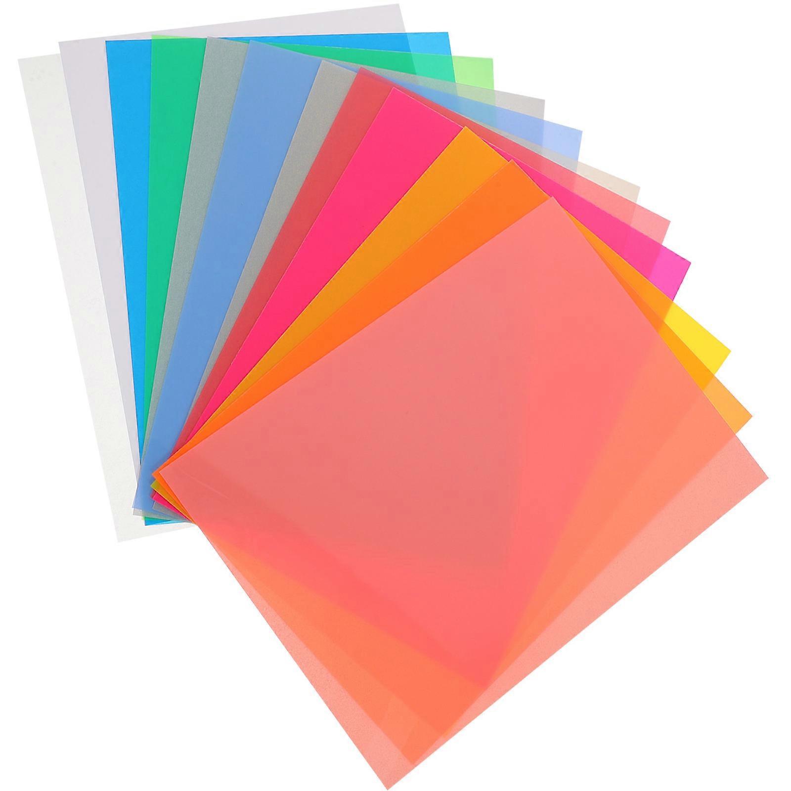 Handicraft Making Sheets Heat Shrink Plastic Sheets for DIY 48Pcs