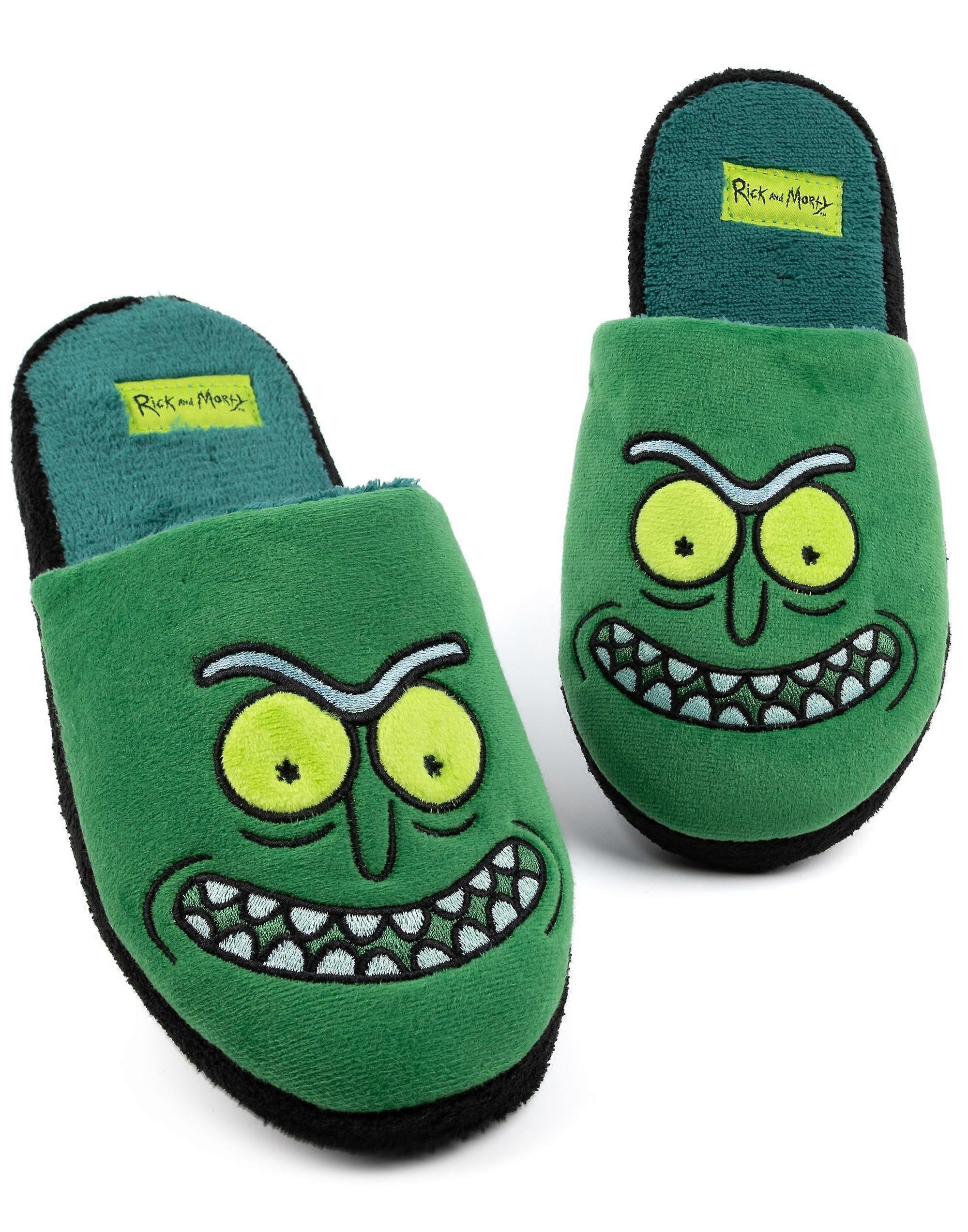 Rick And Morty Herren Pantoletten Grüne Gurke Rick