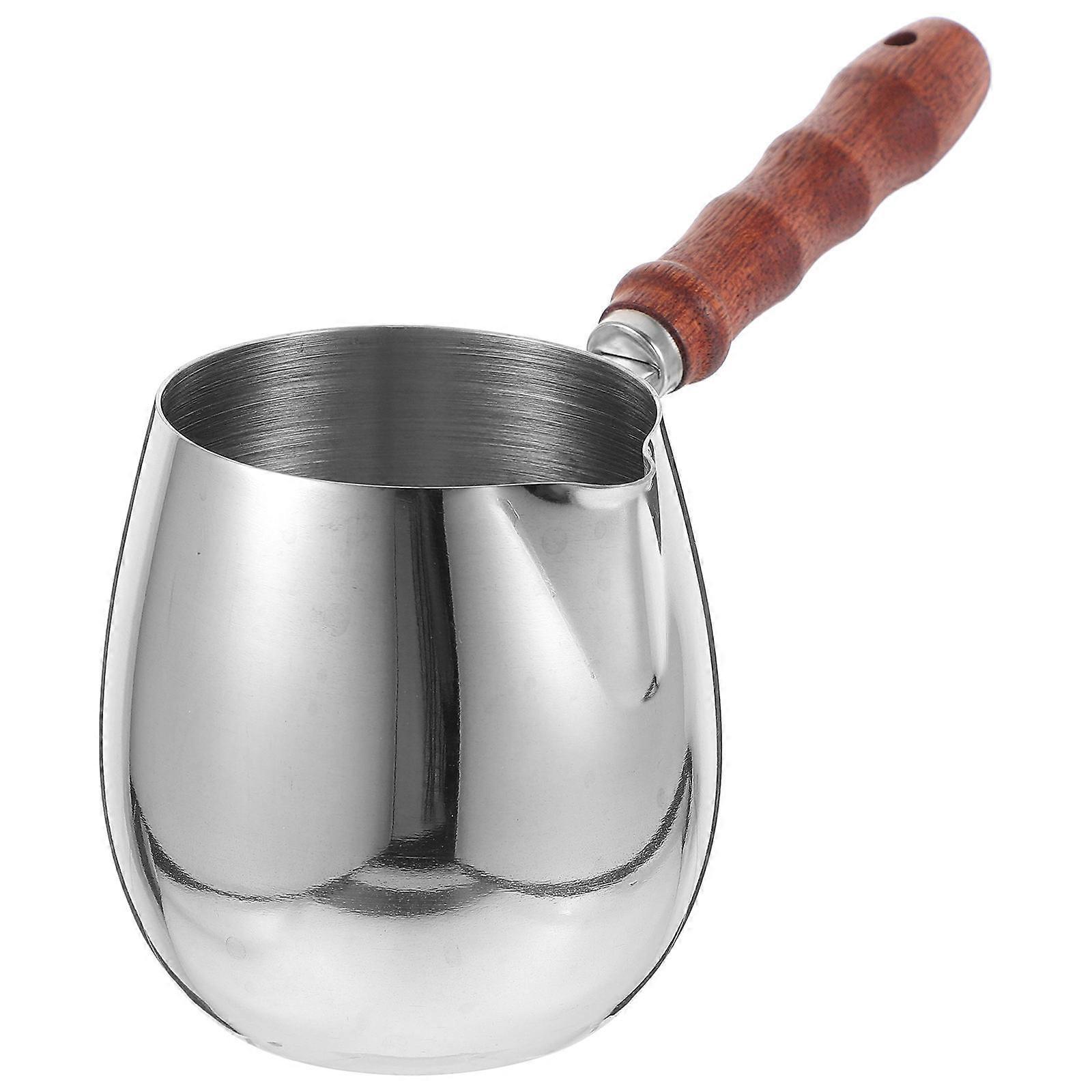 Steaming Pitcher Milk Steamer Pitcher Latte Art Creation Oval Shape 18.00X9.50X5.50CM 1Pcs