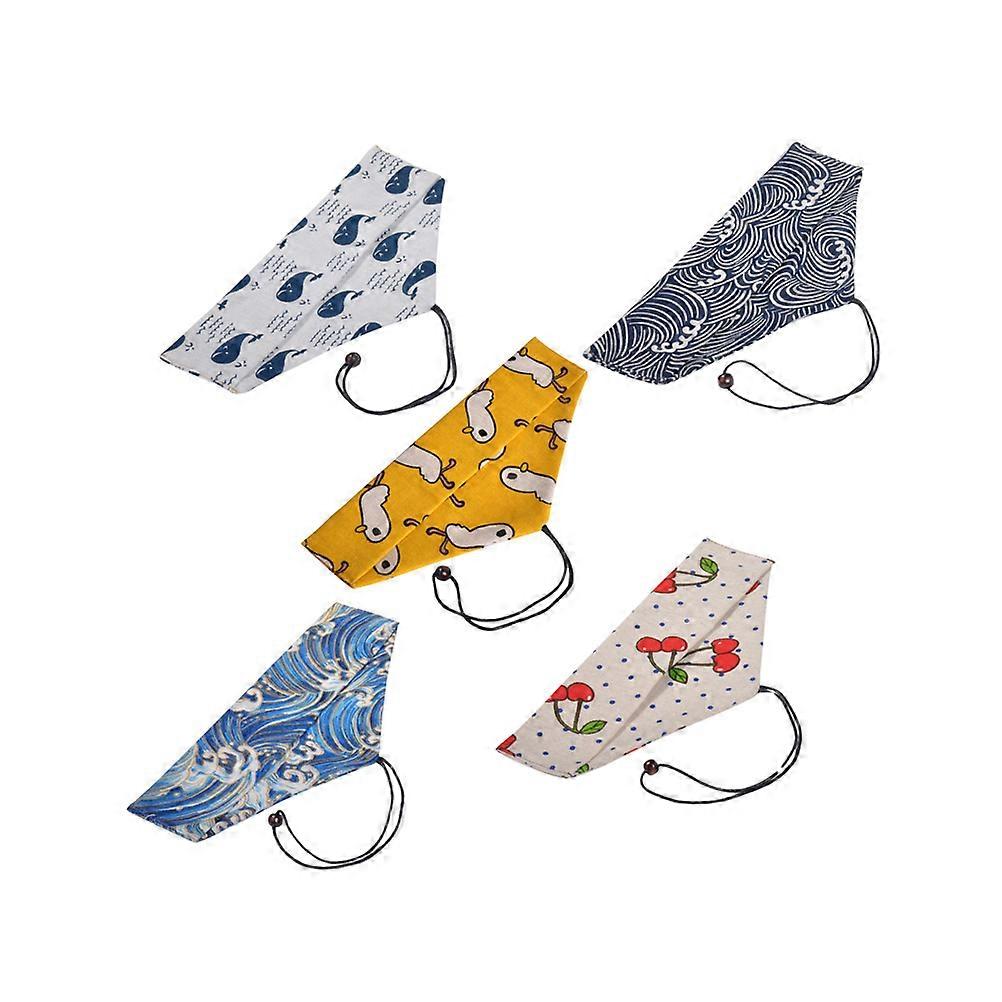 Holder Foldable Set Assorted Color Hygienic Protection 5Pcs