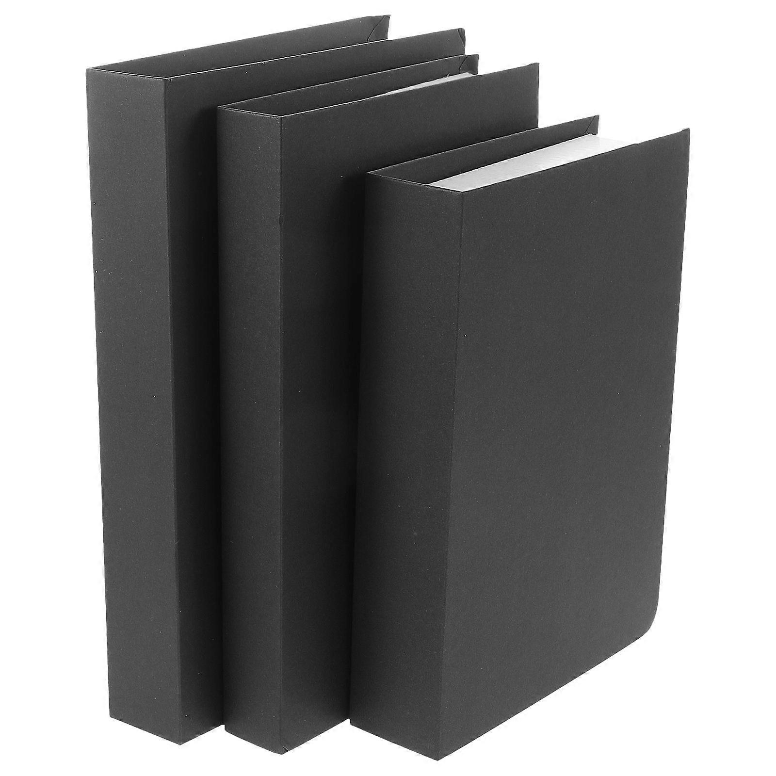 Realistic Decorative Faux Books Model 6 Pcs For Coffee Table Entry Table Use Featuring Unique Style In Black