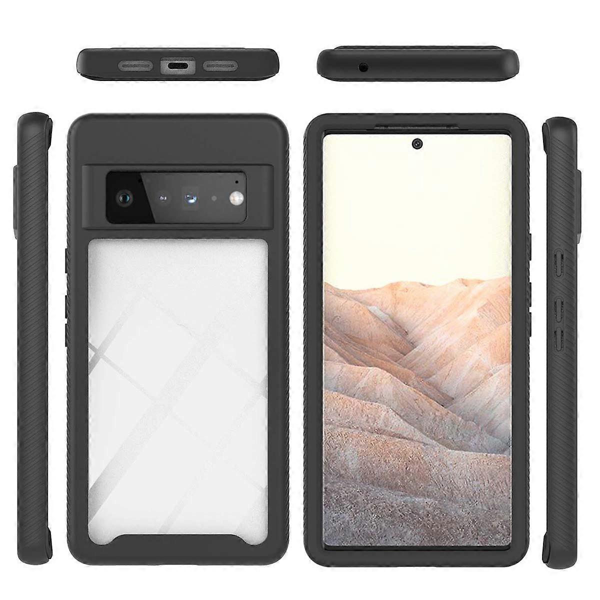 Phone Case 3-in-1 Clear Rugged Smartphone Shell for Pixel 6 Pro