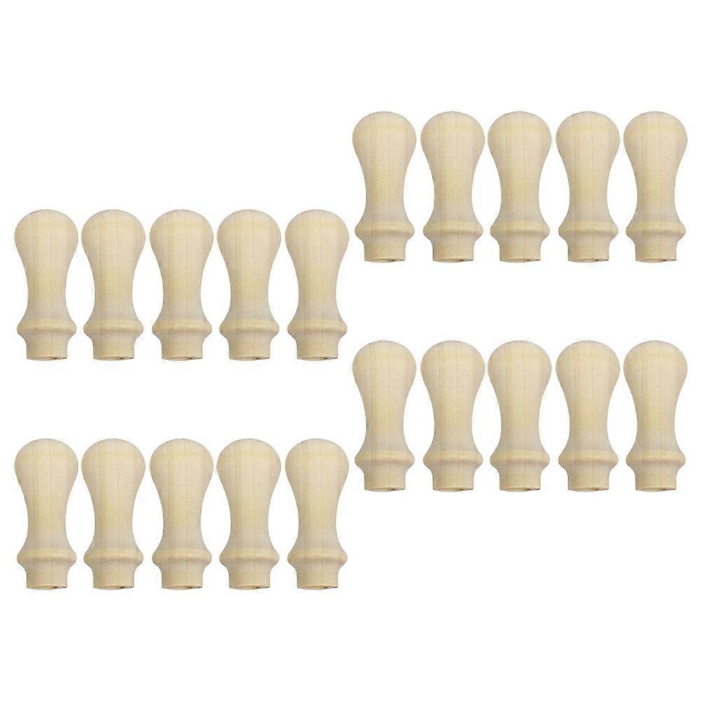 Versatile Wooden Wax Seal Handles for Repairing Use 20Pcs Stamp Handles