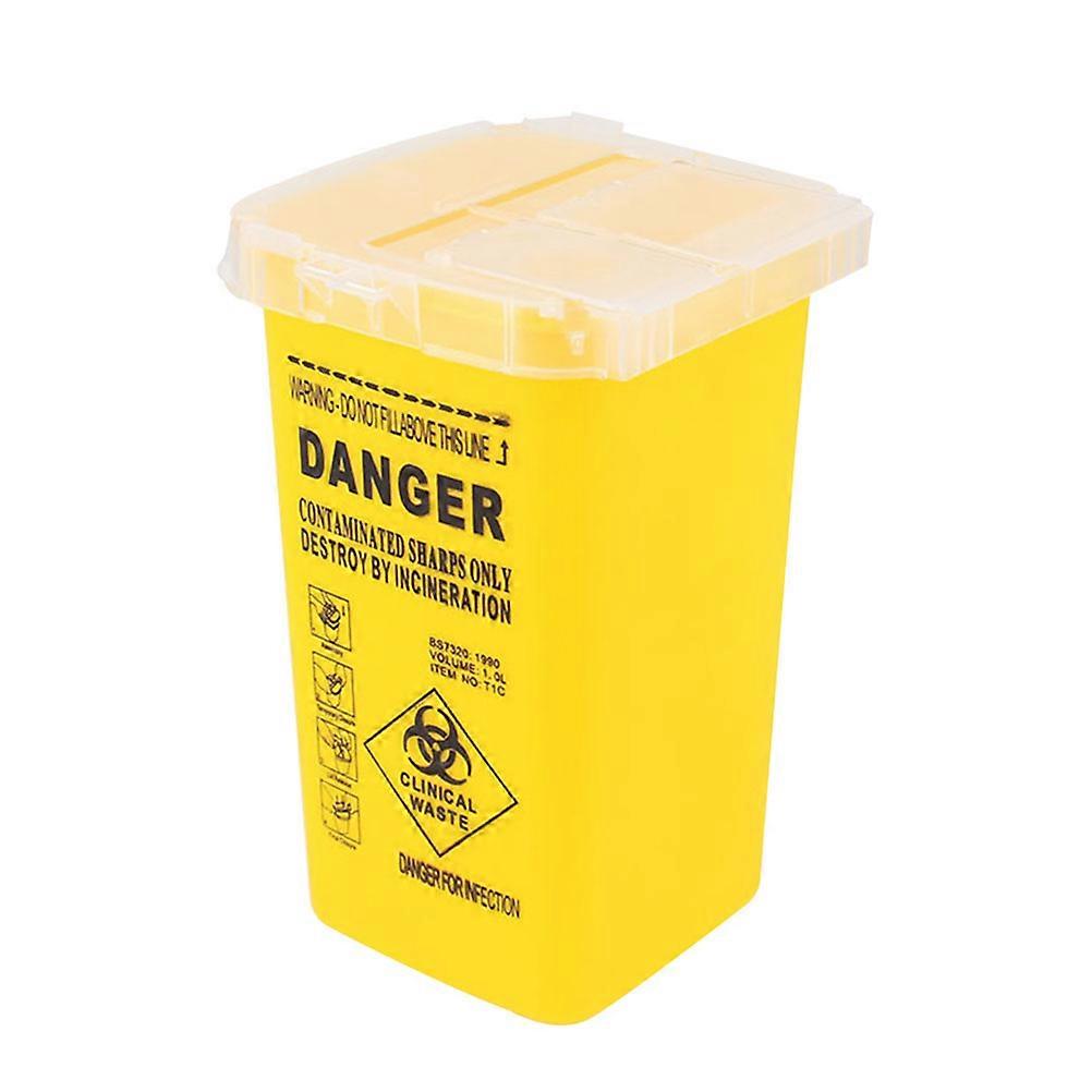 Sharps Disposal Container Needles Container for Sharps Collection 2Pcs