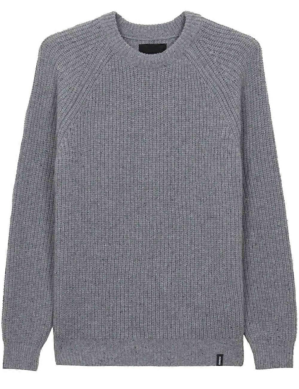 Men's Finisterre Mora Wool Jumper - Grey Blue
