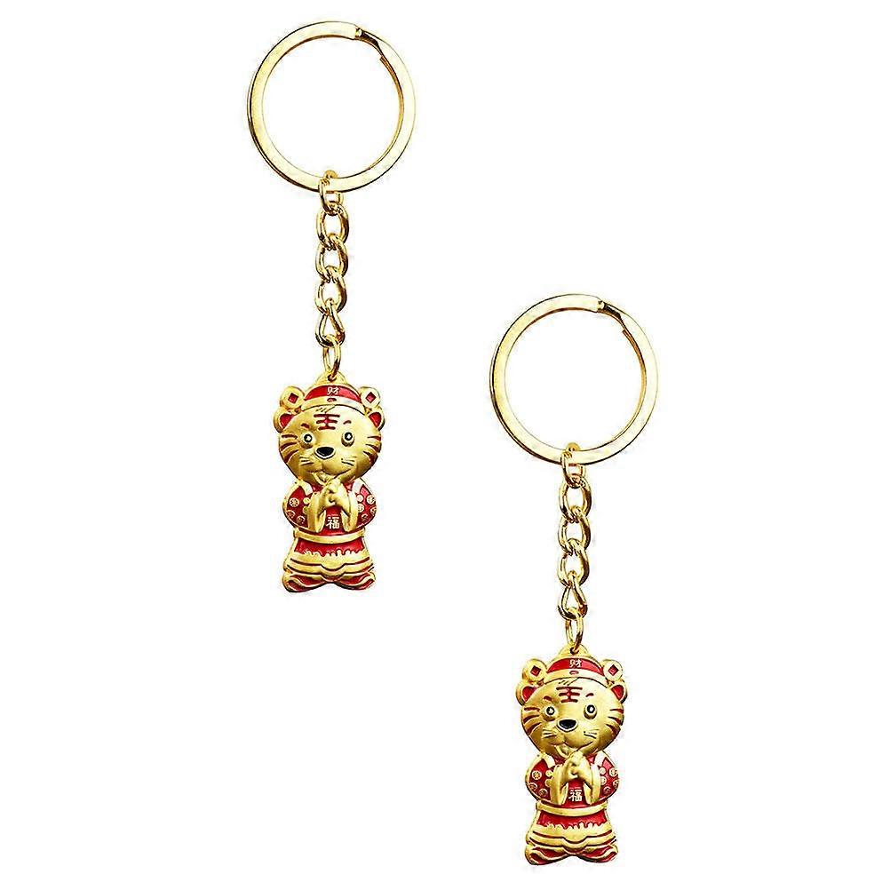 Decorative Key-Chains for Decoration 2Pcs Zine-Alloy Crafts