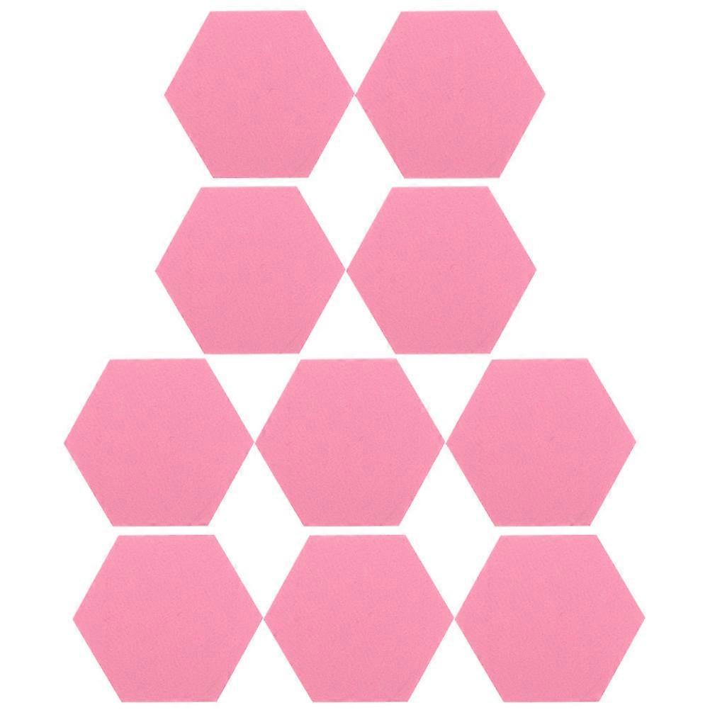 40 Pcs Memo Notice Boards Announcement Felt Boards Ideal For Home Office School In Pink Shaped Square Enhancing Decoration