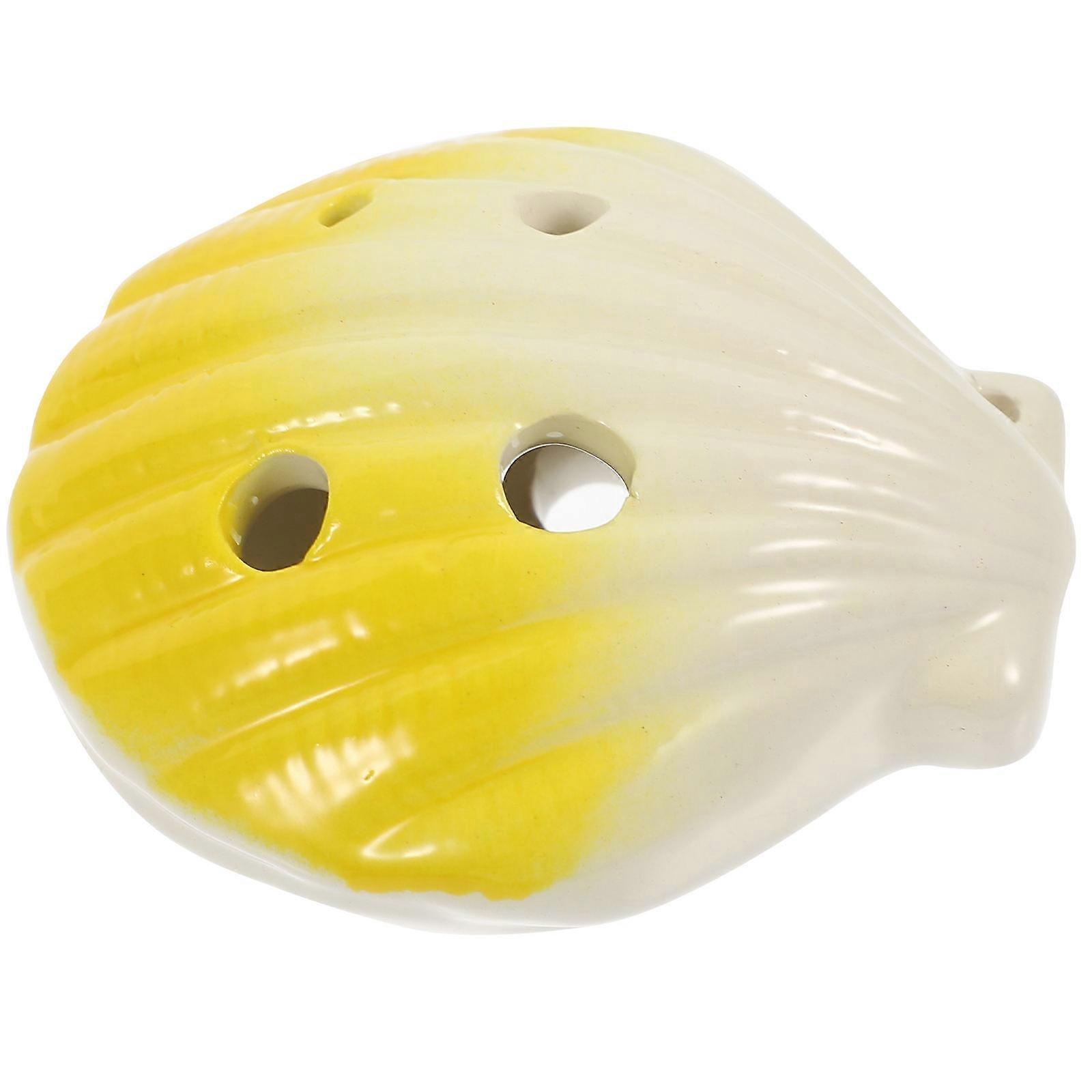 Cartoon Shell Ocarina 4Pcs Ceramic Musical Instrument For Children And Beginners Perfect For Practice