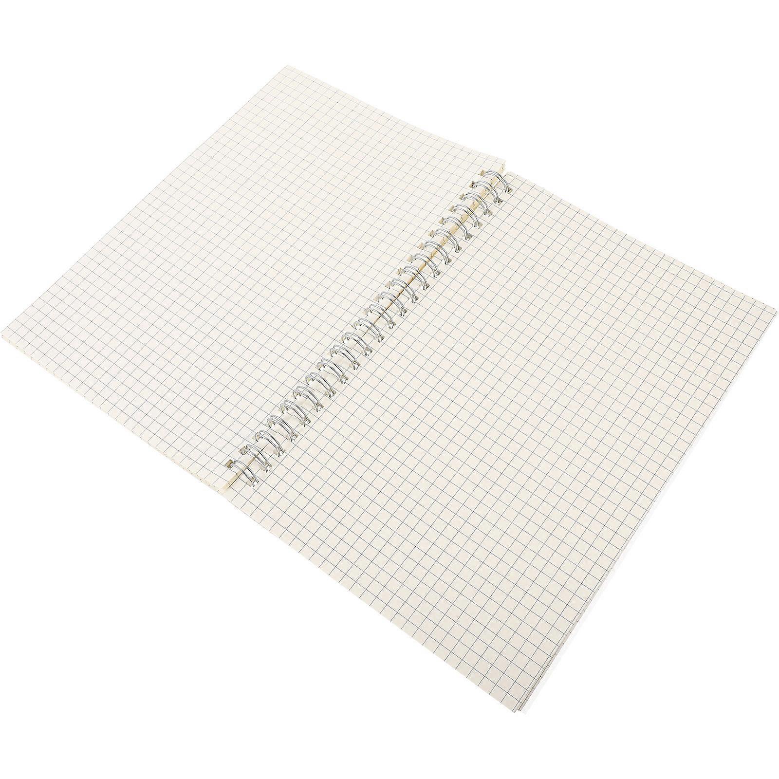 Multi-Function Spiral Notebook Grid Notepad for Work and Study 2Pcs