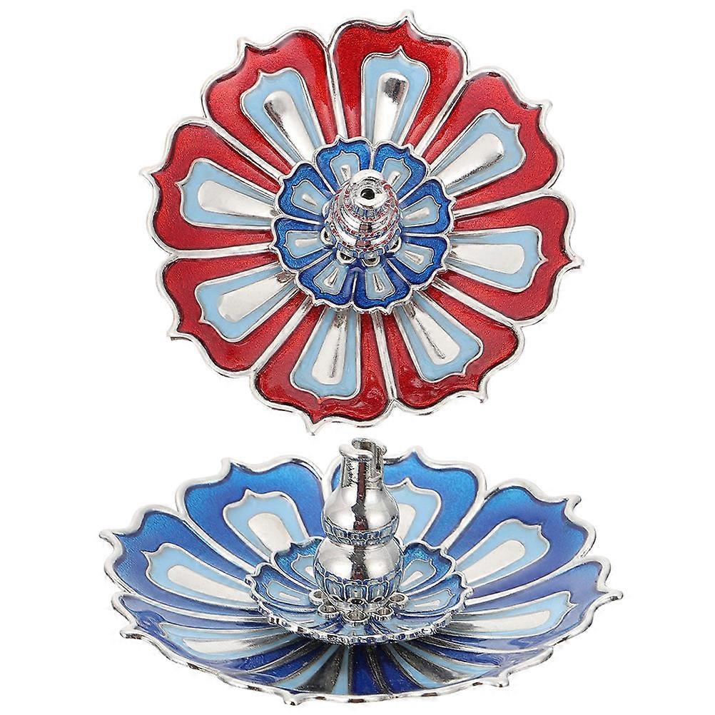 Incense Holder Lotus Shape Creative Incense Stick Tray for 8Pcs Decor