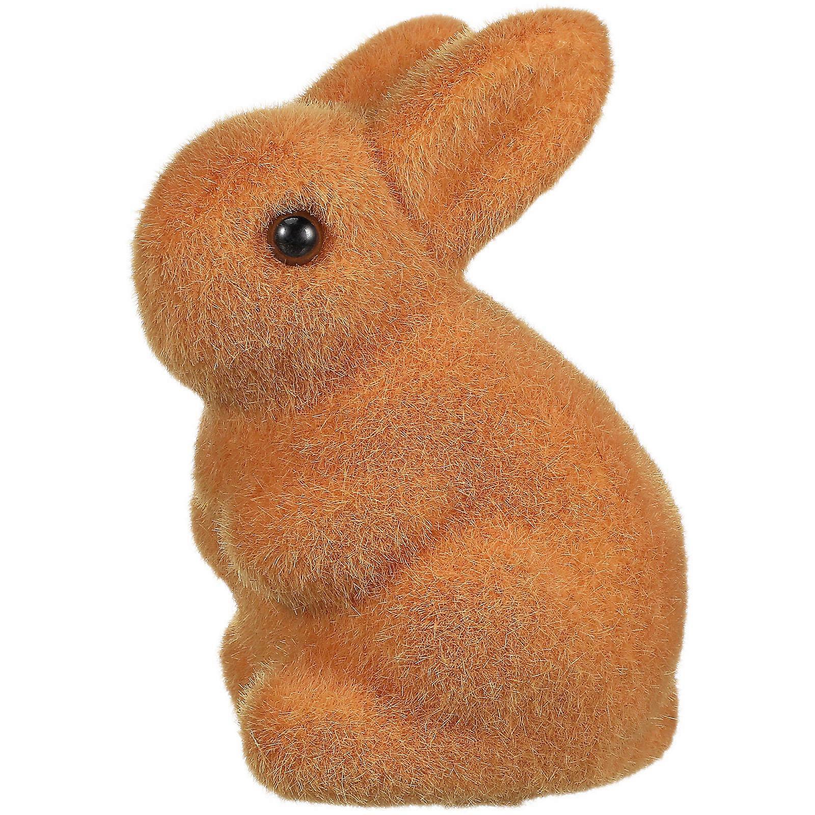 Rabbit Crafts Easter Resin Rabbit Decor for Decoration 2Pcs Set