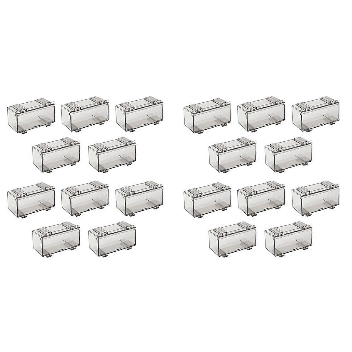 10Pcs Clear Acrylic Display Case for Car Mold, B