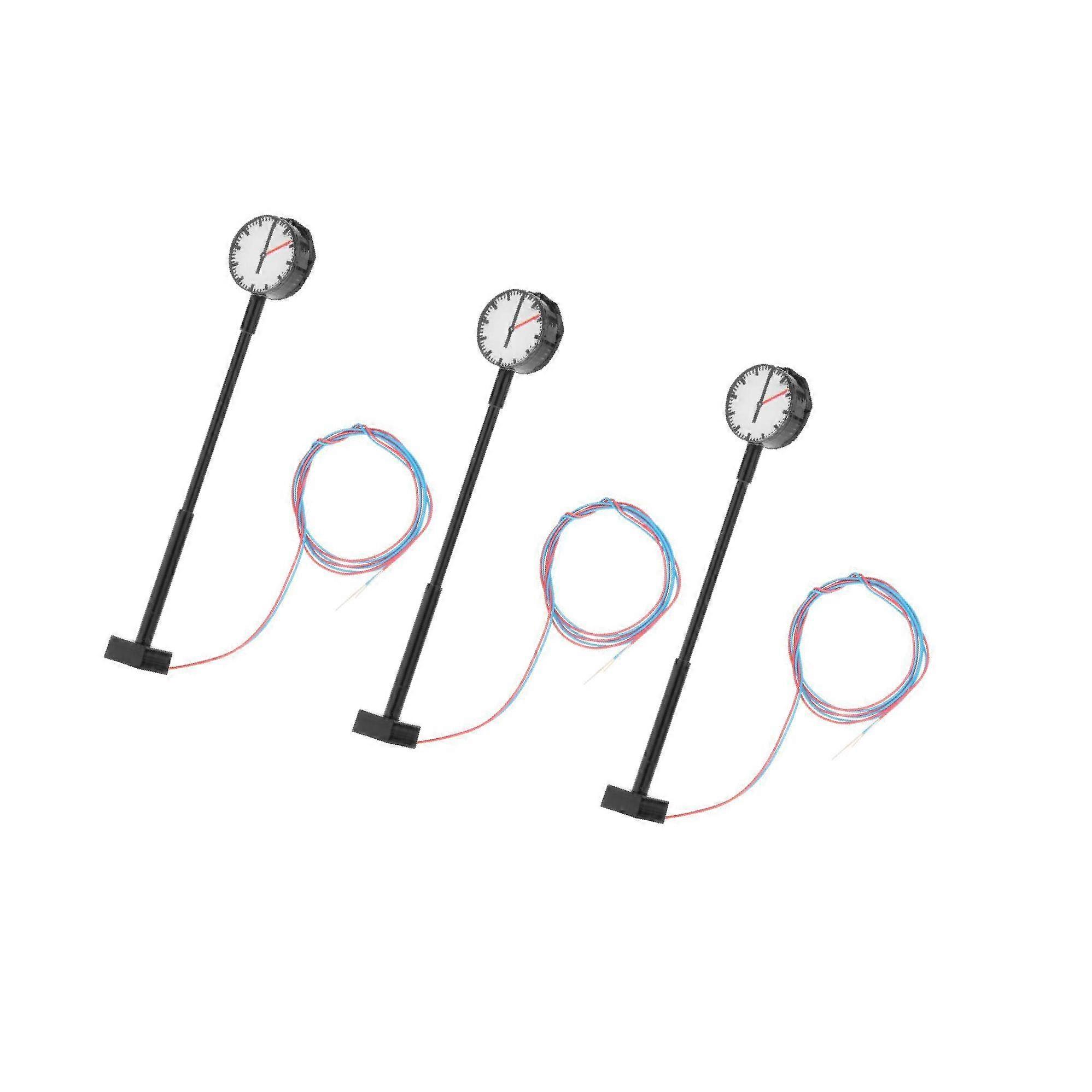 Model Railway Clock Lamps Train 1/87 Scale Building Layout Ho Scale Lighting