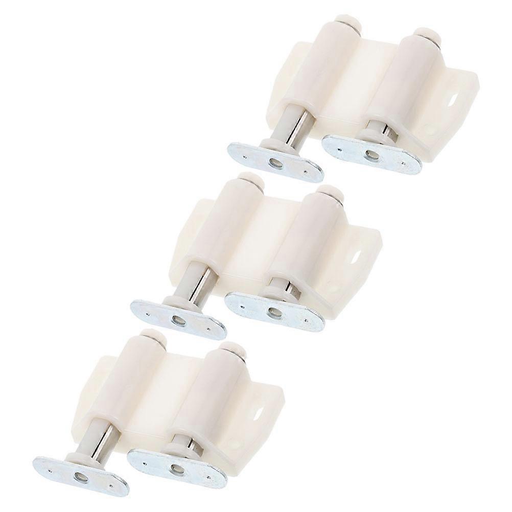 Cabinet Door Push Latch Automatic Rebounding Lock 9Pcs for Interior Doors