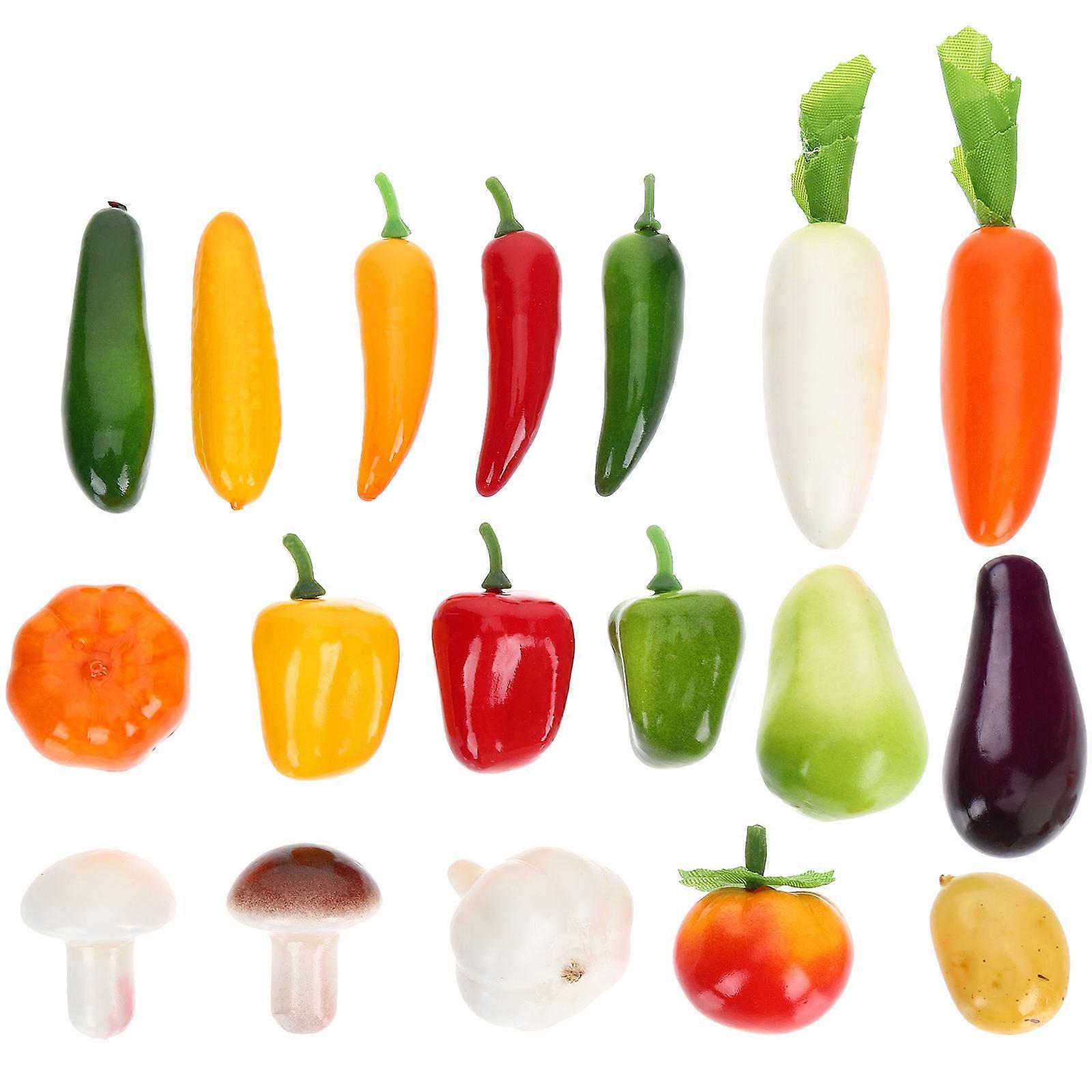 Artificial Vegetables Kids Cognitive Toys for Playing 51Pcs Set