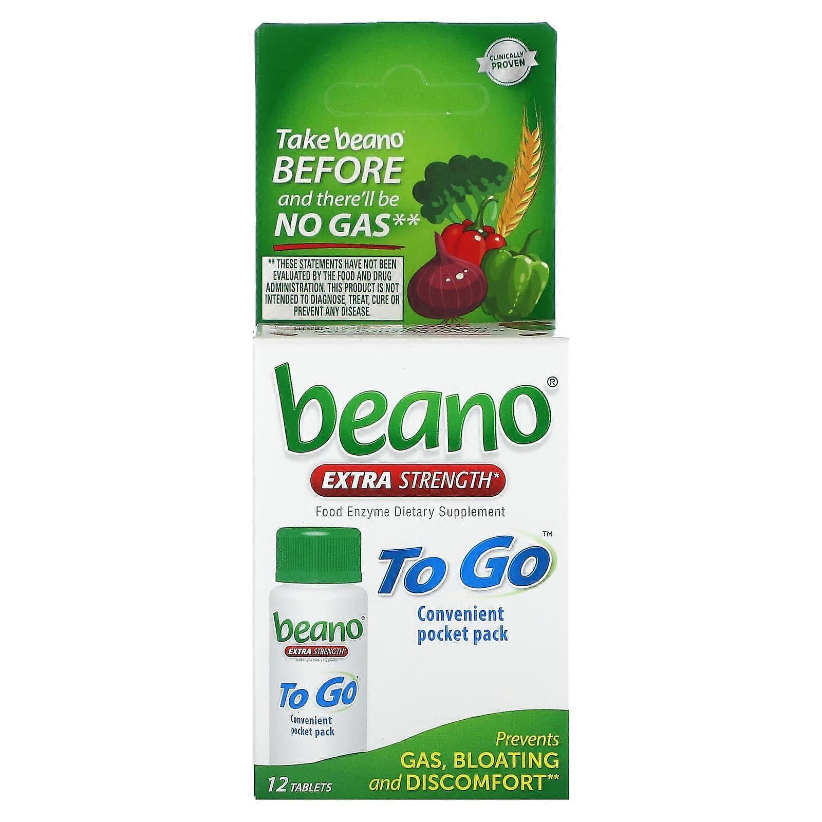 To Go, Extra Strength, 12 Tablets