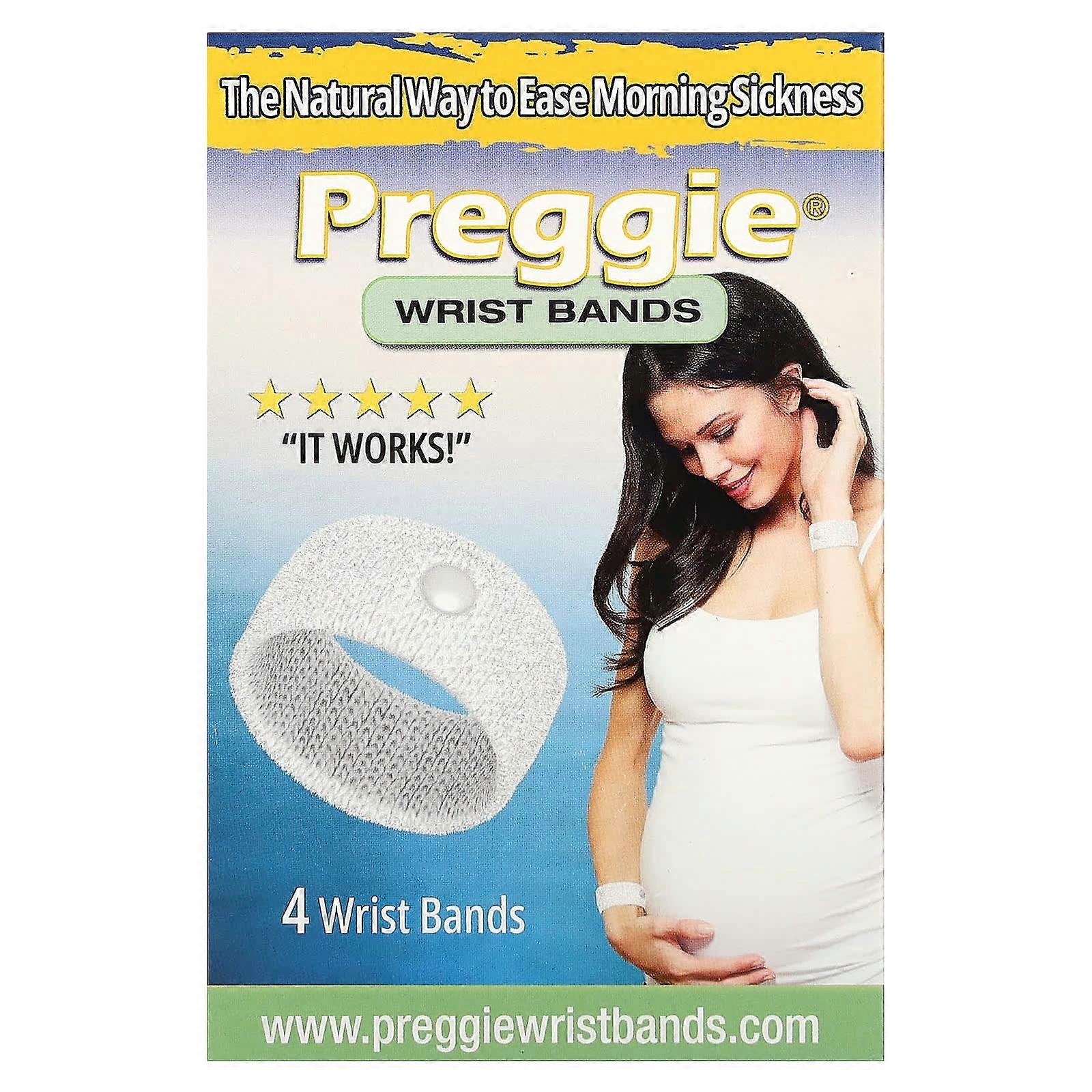 Wrist Bands, White, 4 Wrist Bands