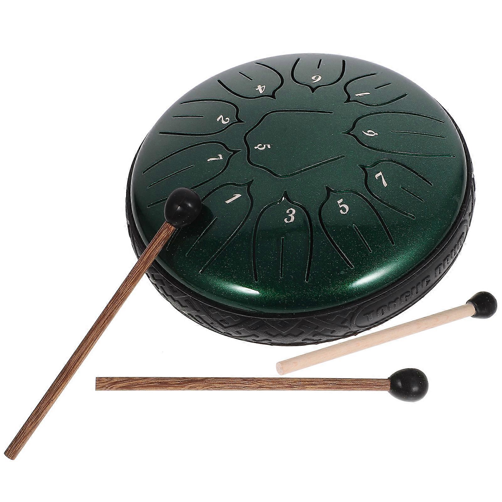 Steel Tongue Drum Percussion Instrument for Beginner 1Set Assorted Color