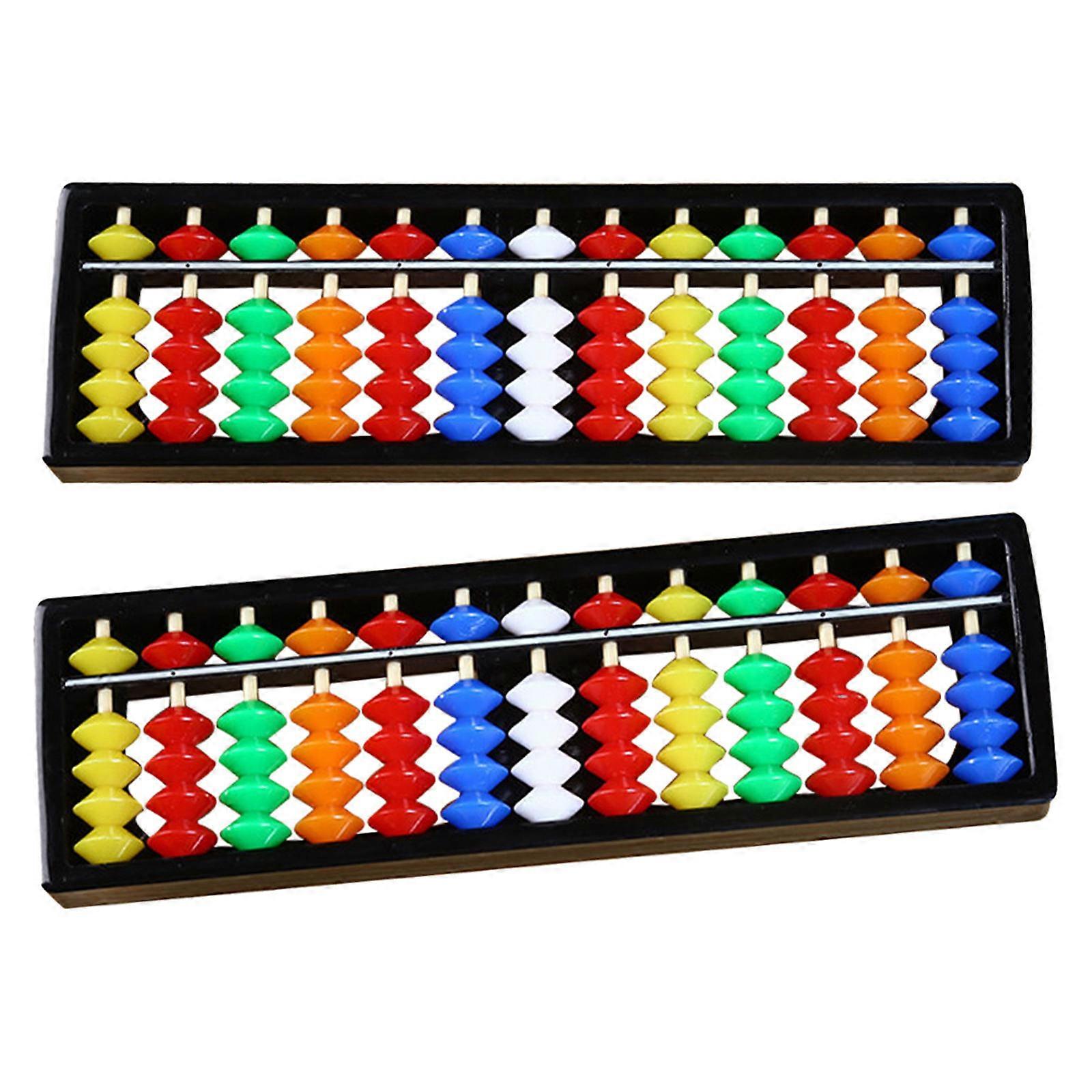 Arithmetic Abacus Lightweight Kids Calculate Toy 2Pcs for School