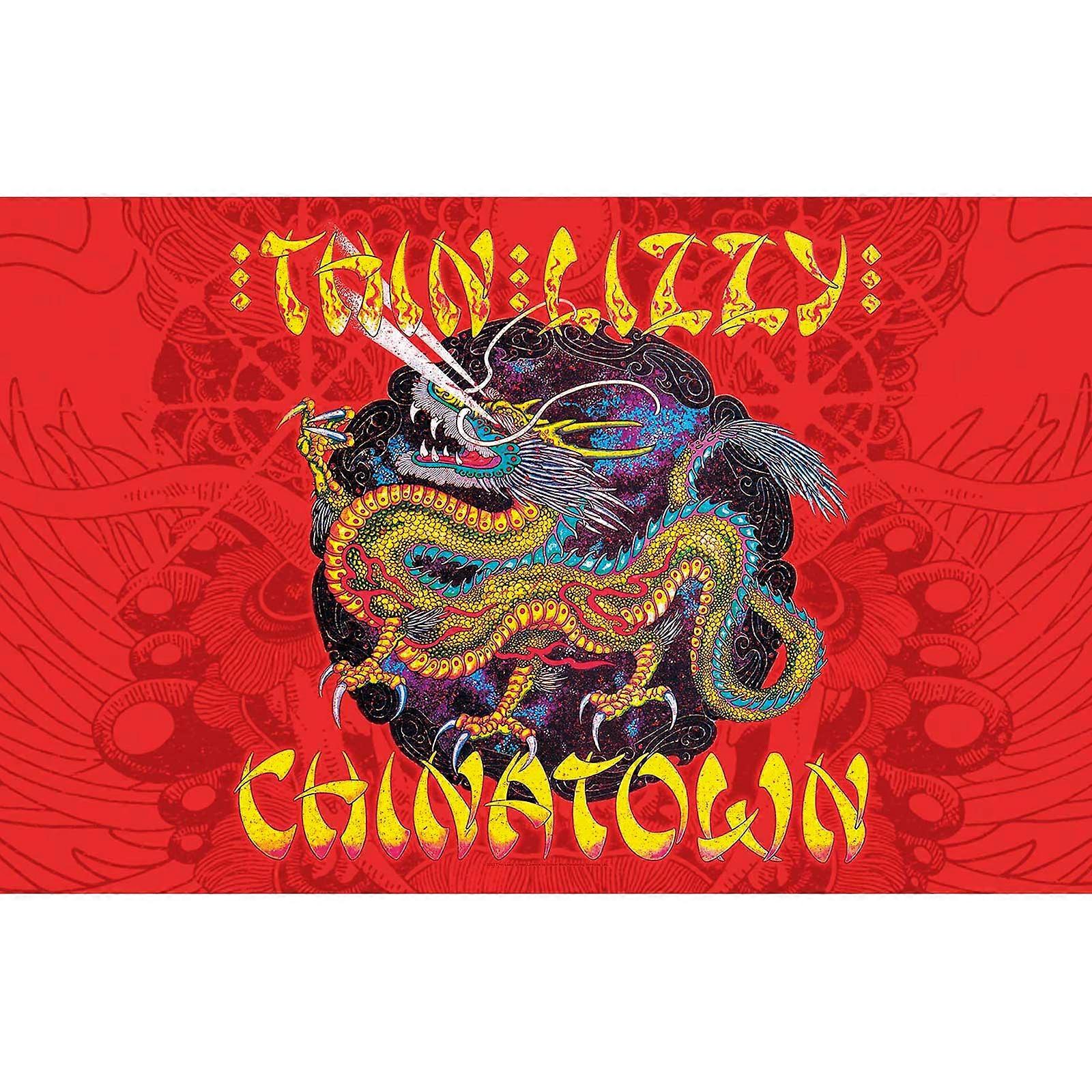 Thin Lizzy Chinatown Textile Poster