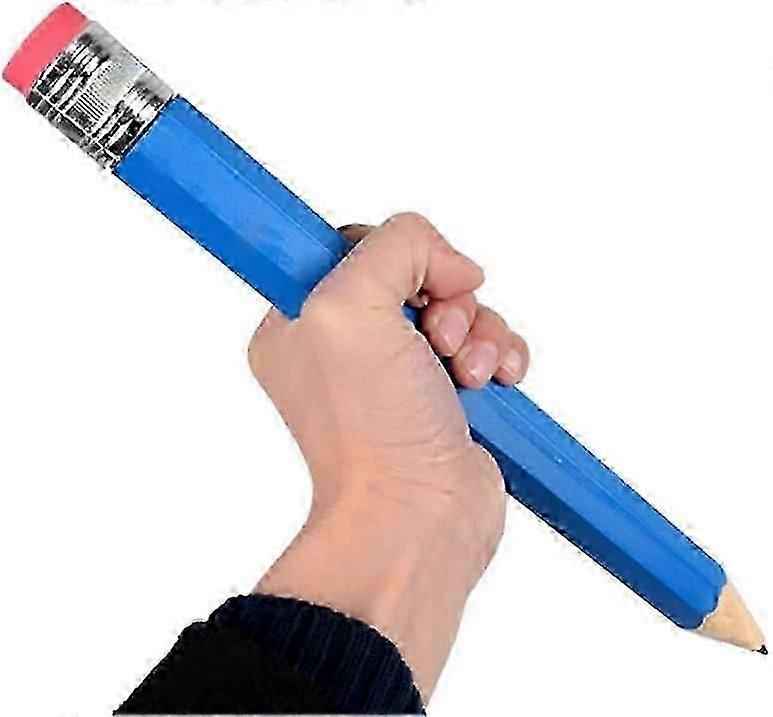 עפרונות ג'מבו מעץ לאביזרים, עיפרון חידוש גדול ומצחיק עם כיפה