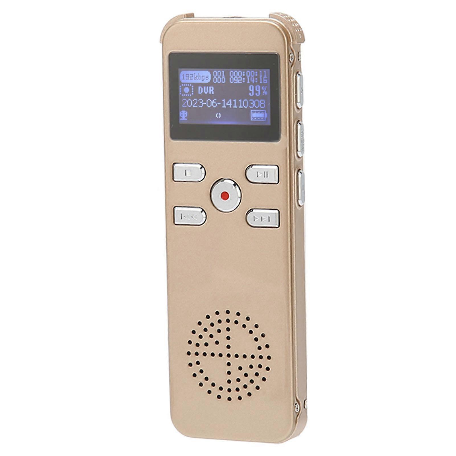Digital Voice Recorder Voice Activated Recorder 220 Hours Sound Recording Device MP3 Recorder for Lectures Meetings 16G 