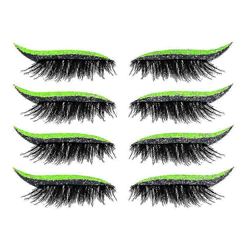 Eyeliner And False Eyelash Sticker Eyelashes Eyeshadow 1 Pairs
