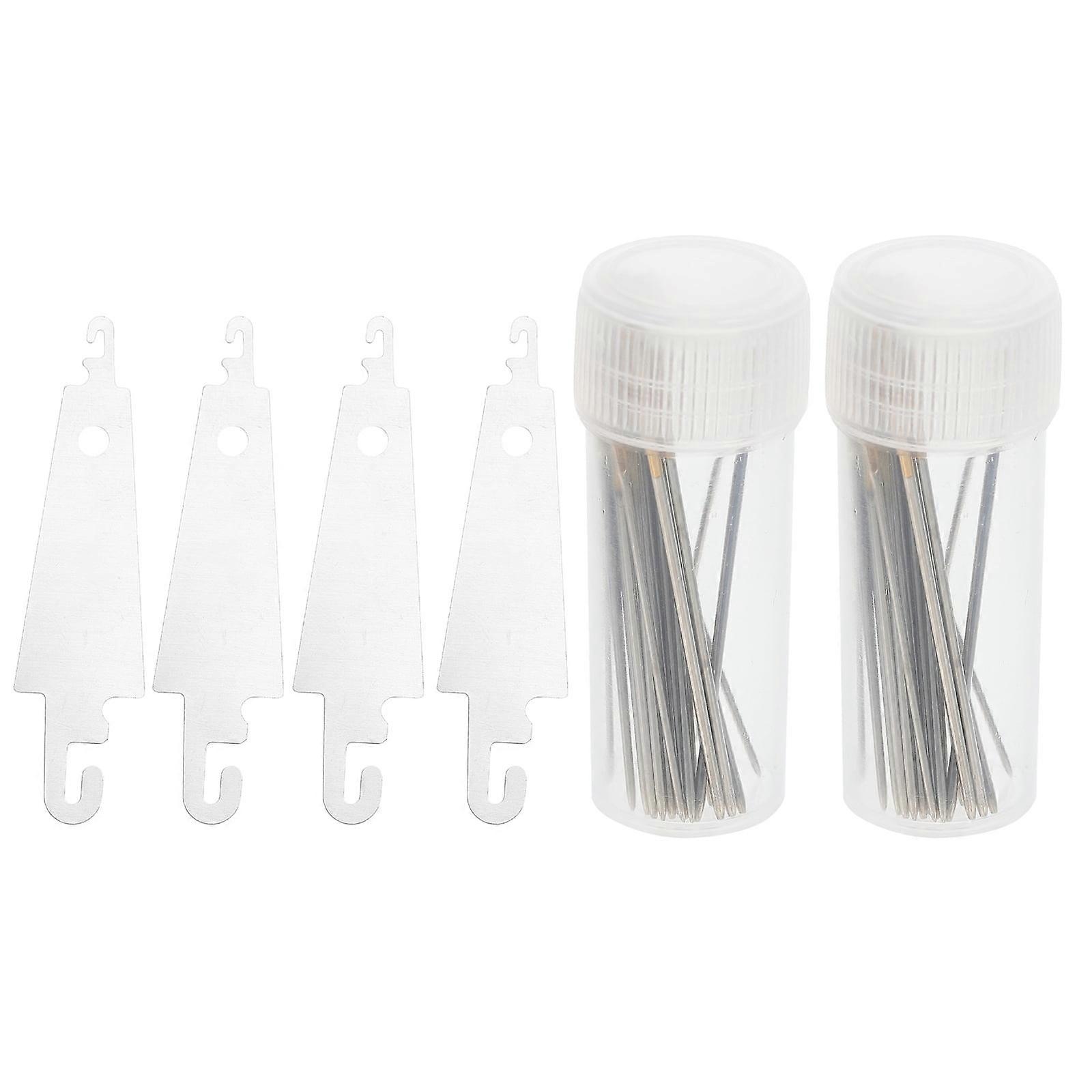 Cross Stitch Needle 2 Sets Stitching Tools Hand Sewing Needles Easy Threading Metal