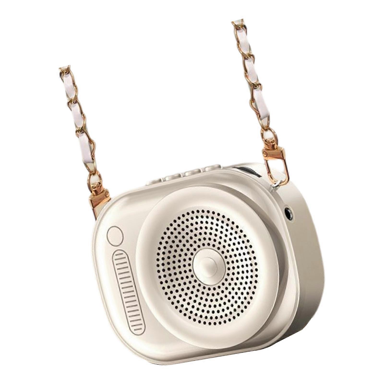 Voice Amplification Lightweight Ergonomic Design For Presentations Workshops And Guided Tours  White