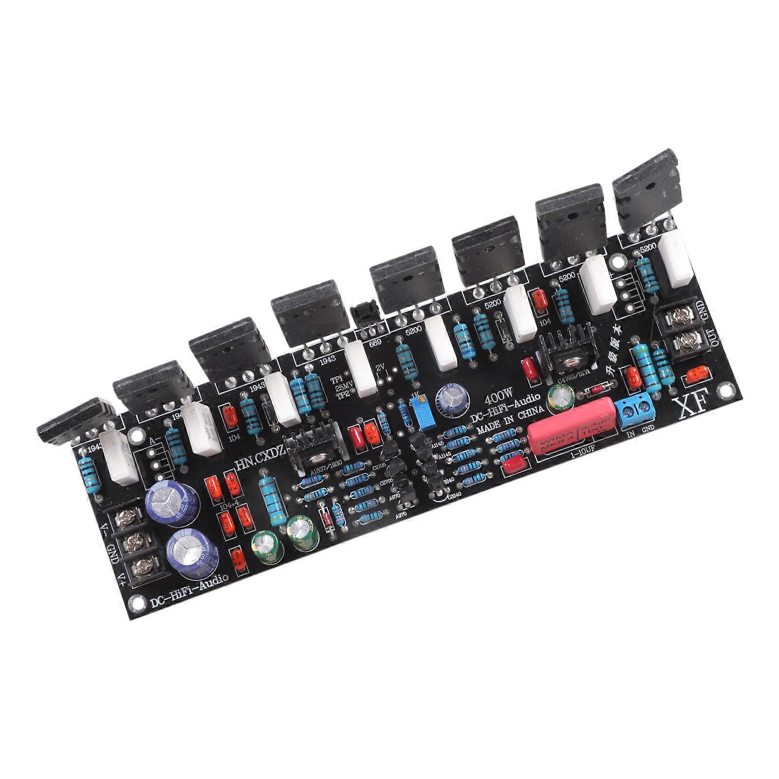 Mono 400W Large Power Sound Amplifier Professional Double Differential Designs Simple Installation for Home Theater Systems Multicolor