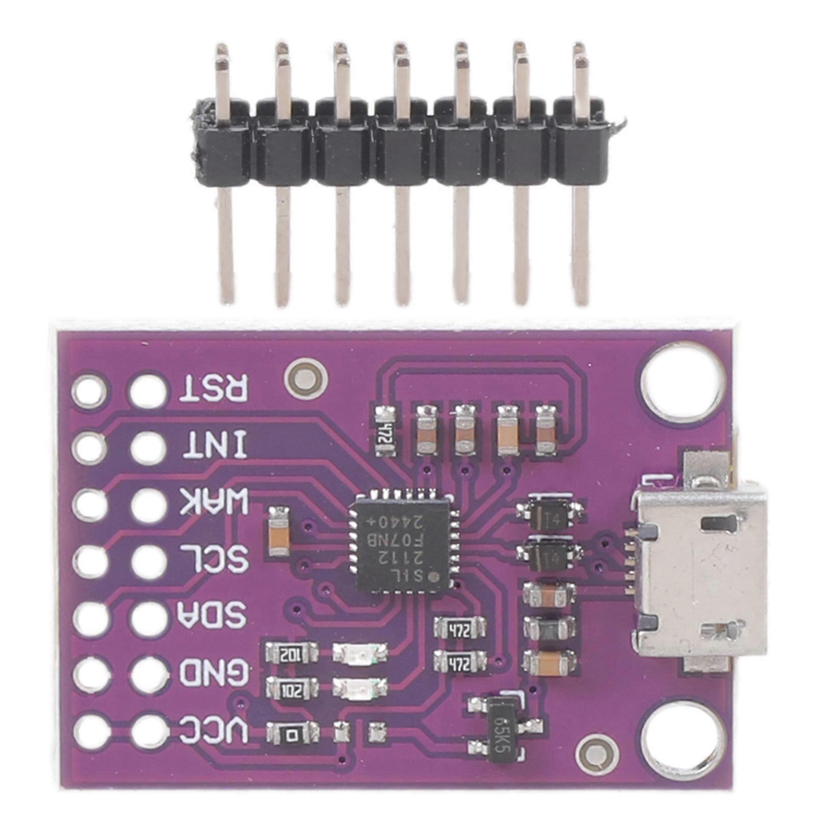 CP2112 USB to I2C Communication Module for Manufacturing Hardware Development Serial Adapter Module Evaluation Kit Multicolor