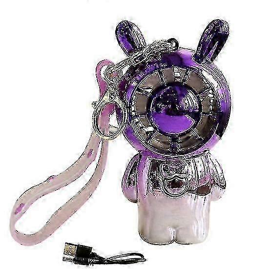 Mini Fan with 2 Gear Speeds, USB Charging, Silent Motor, and Large Capacity Battery - Cyclic Natural Wind