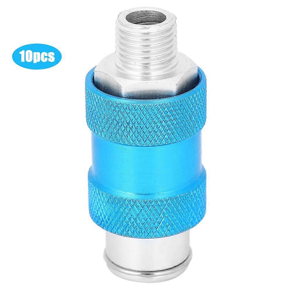 10PCs Hand‑Push Valve Pneumatic Tool Mechanical Thread Connection Corrosion‑Resistant