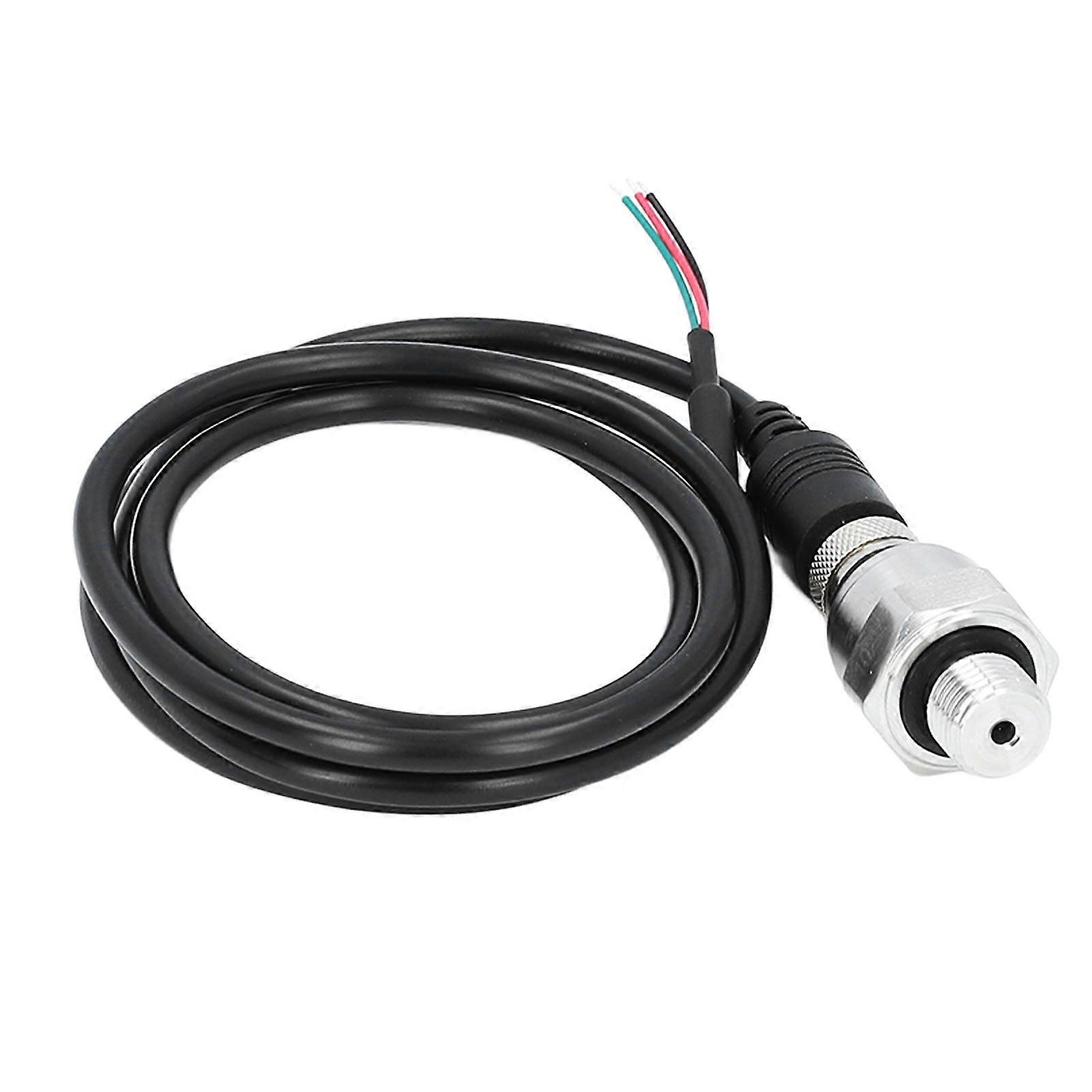 Pressure Transducer Sender Sensor Aero Plug G1/4 High Accuracy Water Oil Air Pressure Sensor 0.5 to 4.5V 2.5Mpa