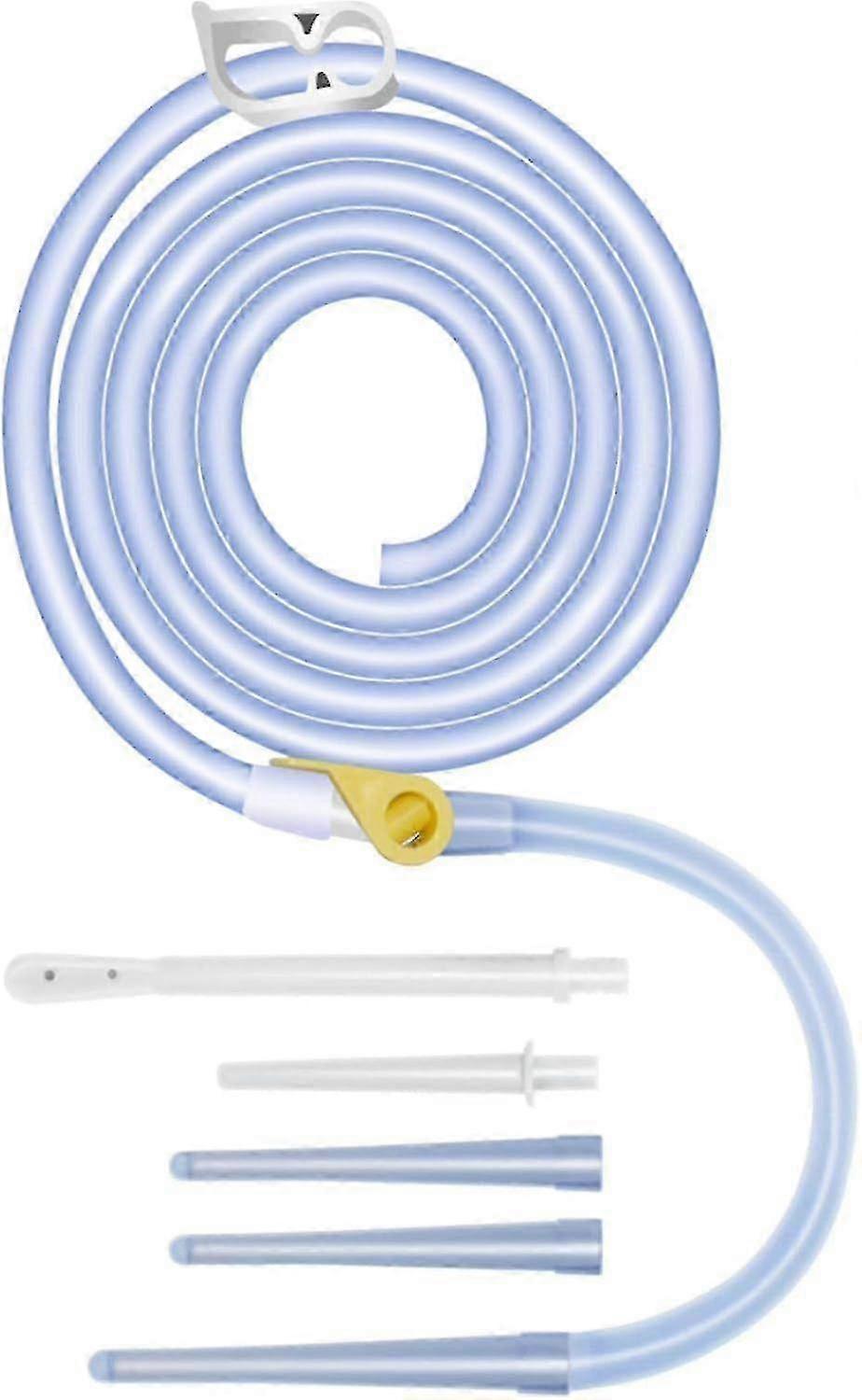 Enema Hose Replacement Kit for Enema Bag and Enema Bucket, Coffee E