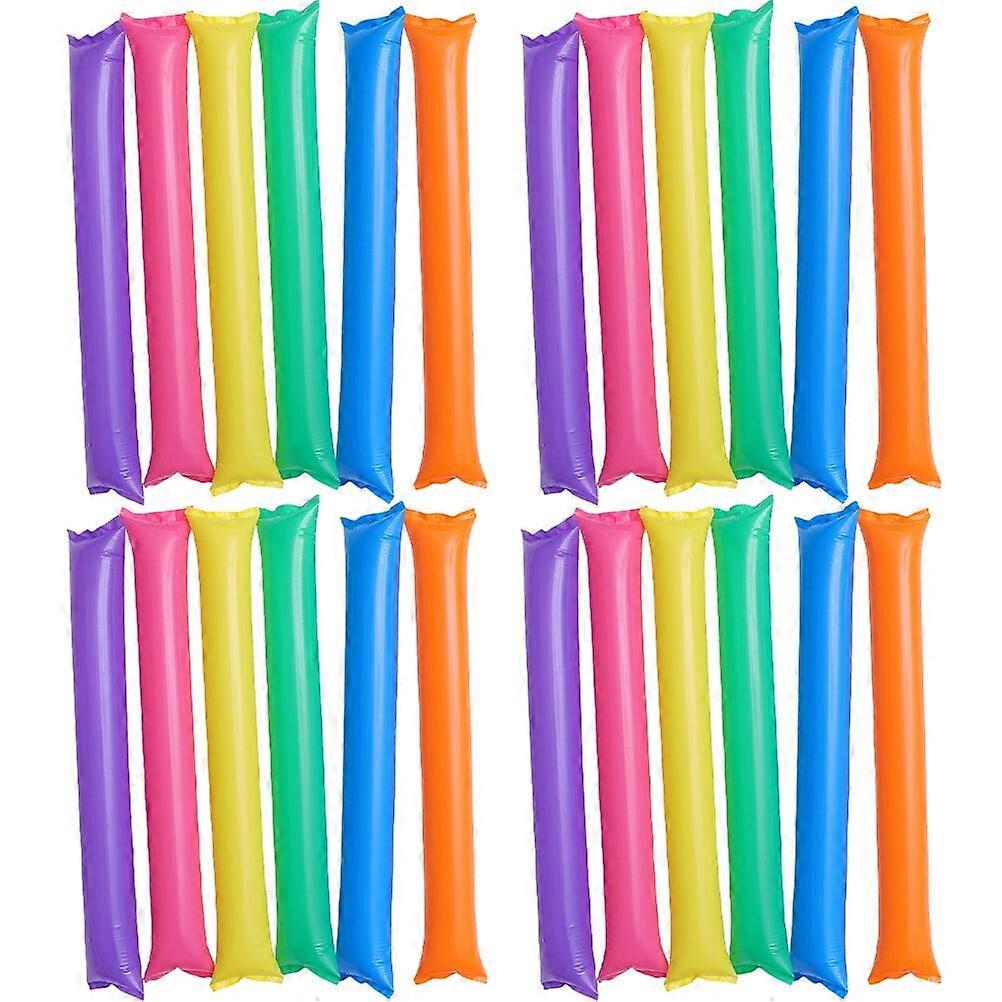 Inflatable Thunder Sticks 30Pcs - Cheer Sticks Compatible with Basketball, Soccer Competition Party Noise Makers