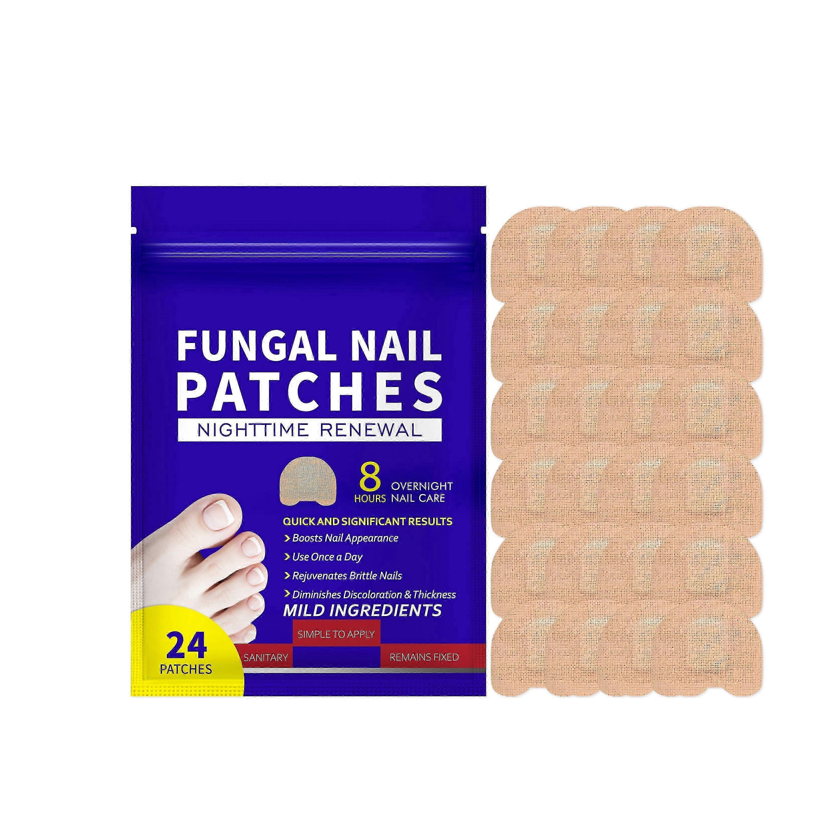 Amz Nail Care Patches Gently Protect And Soften The Keratin Layer Of Rotten Nails, Providing Moisture And Softness. Daily Maintenance And Care Patches