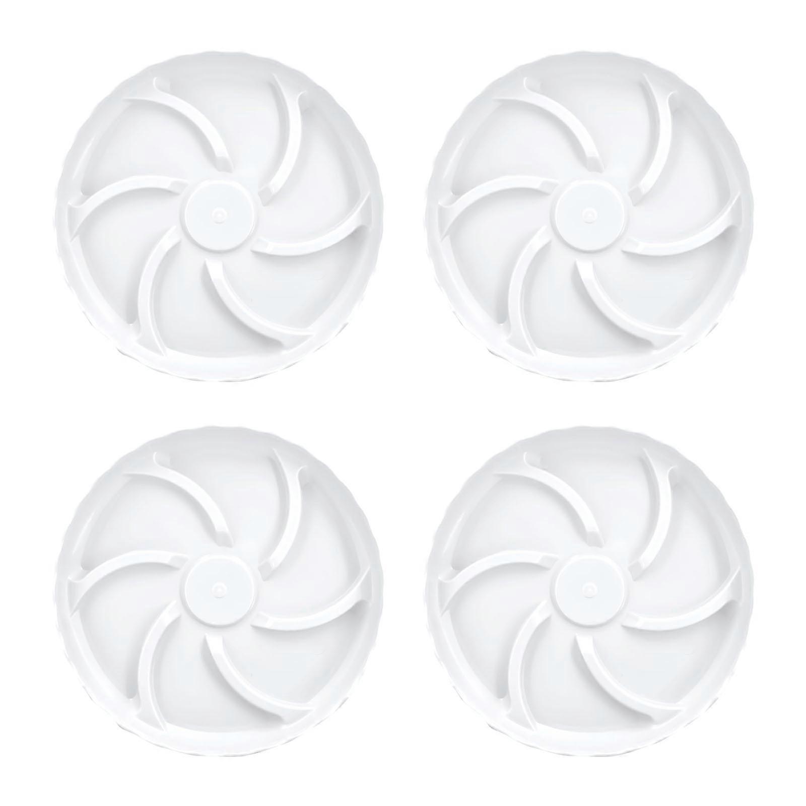 Heavy Type Plant Saucers With Grooved Drainage System To Protect Roots From Rotting In Humid Conditions  White