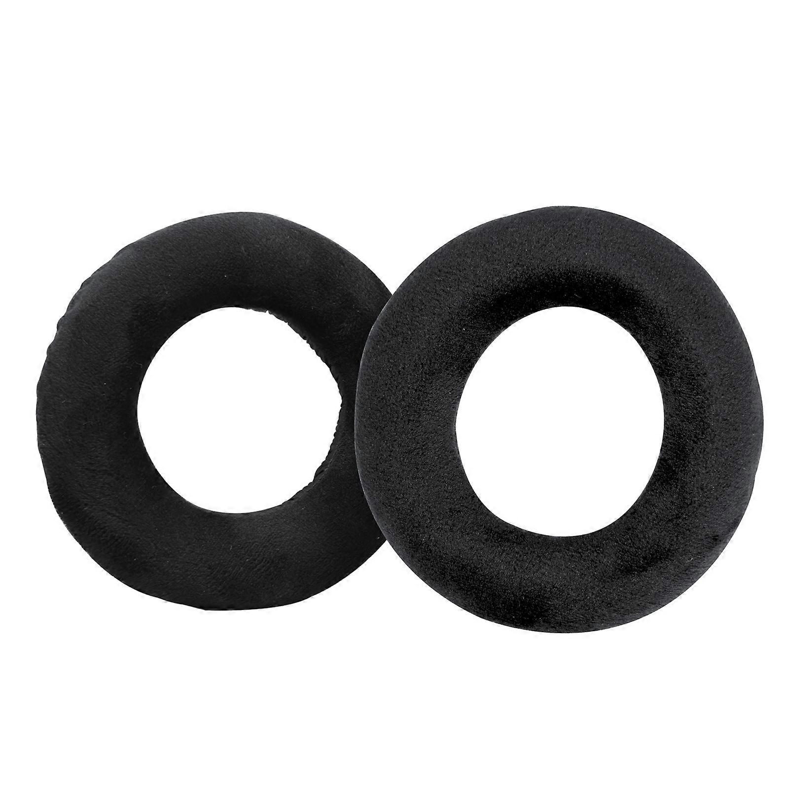 Velvet Ear Cushions Soft Foam EarPads Enhances Noise Isolation Comfortable for NDH30 Headphone Earmuff for Long Use Multicolor