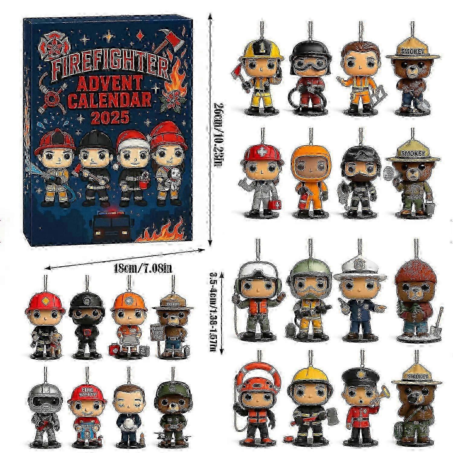 25-26 24 Days Firefighter Advent Calendar