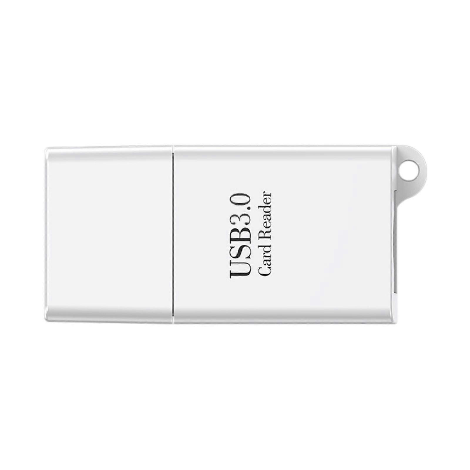 Plug and Play USB 3.2 Gen1 Memorycard Card Adapter Consistent Multiple Devices Including Computers Cameras  White