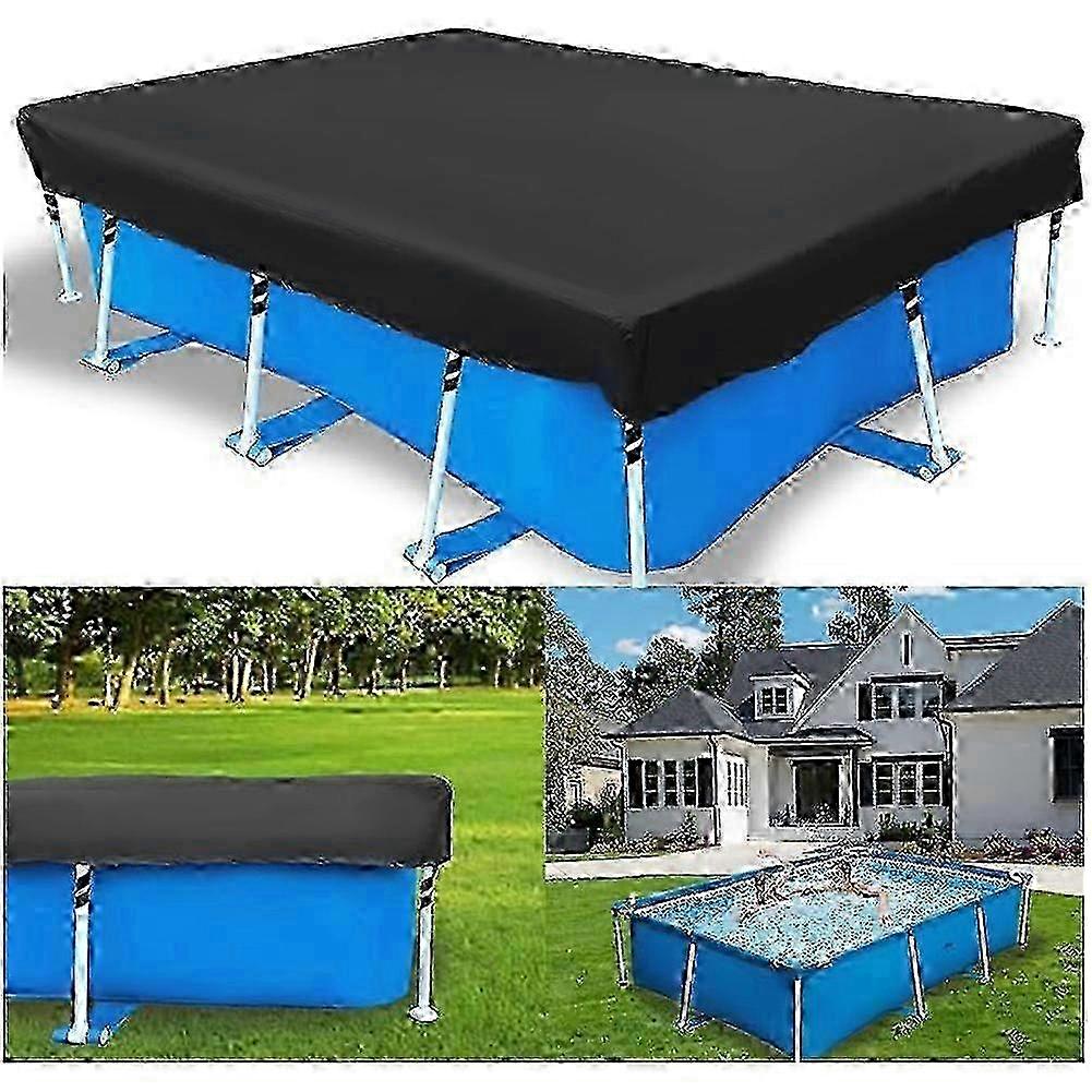 400 X 211 Rectangular Frame Above Ground Swimming Pool Cover Cover Heavy Duty Protector Cover with Strong Tear Resistant Fade Resistant