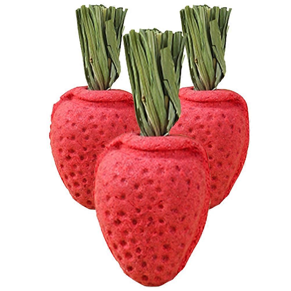 3 قطع شينشيلا مضغ الدعائم الأرنب قضم لعبة الفئران مضغ لعبة الهامستر ضرس اللعب