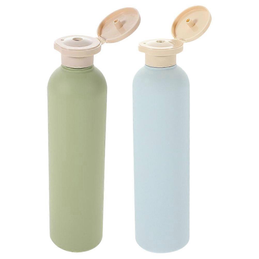Plastic Refillable Shampoo Bottles for Travel Use 2Pcs Leak Proof Design