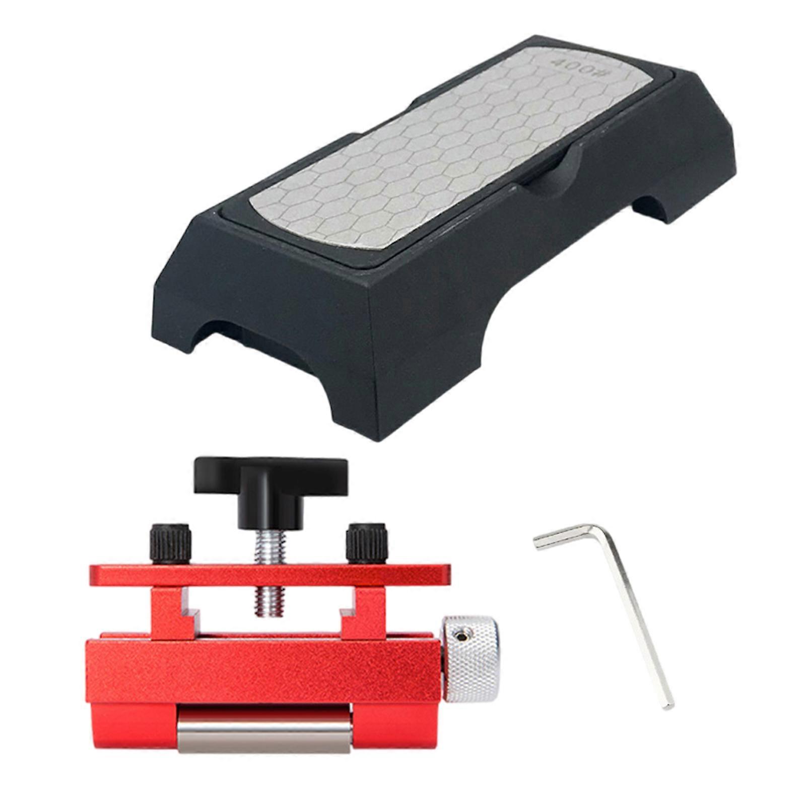 All Metal Chisel and Plane Blade Honing Guide Sharpening Jig Tool with Wide Roller for Enhances Stability Accurate Angle Multicolor